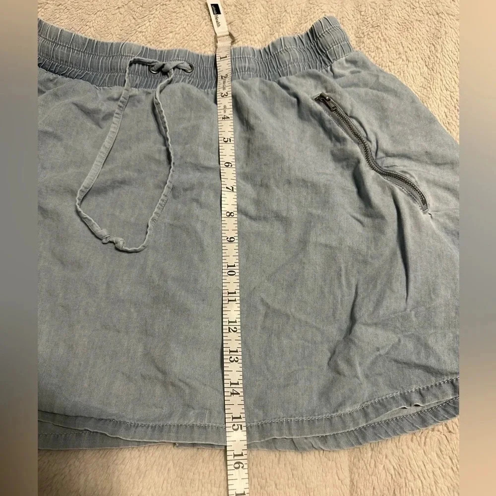 Fabletics Skirt Size XL Chambray Stetchy - Picture 4 of 4